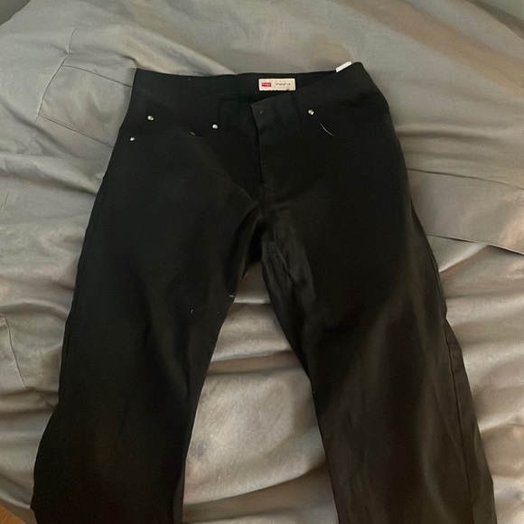 Black khaki pants, straight fit - Picture 1 of 1